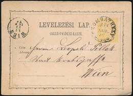 1874 Díjjegyes Levelezőlap / PS Card ,,SZOMBATHELY' (E 3.25 Gudlin 500 Pont) - Andere & Zonder Classificatie