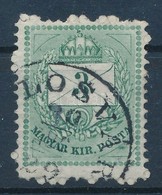 O 1874 3kr Durva-finom Gyöngyjavítással - Other & Unclassified