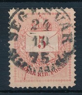 O 1874 5kr Látványos Festékcsíkkal (ex Lovász) - Other & Unclassified