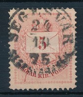 O 1874 5kr Látványos Festékcsíkkal (ex Lovász) - Altri & Non Classificati