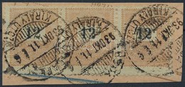 1889 12kr Hármascsík Lemezhibával - Other & Unclassified