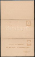 1884 Használatlan 2kr Díjjegyes Adóintés E Minta (MBK 1 E) (3.000) - Altri & Non Classificati