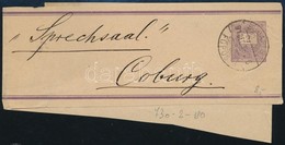 1891 2kr Címszalag 'BUDAPEST / FŐPOSTA' - Coburg - Other & Unclassified