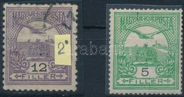 ** O 1904-1909 Turul 5f és 12f Lemezhibákkal / 2 Plate Varieties - Otros & Sin Clasificación