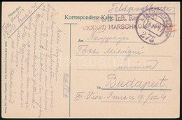 1917 Tábori Posta Képeslap 'K.u.k. Inft. Reg. No.37. I/XXXIV. MARSCHKOMPAGNIE' + 'EP 275' - Other & Unclassified