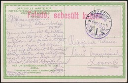 1917 Képeslap 'MAGY. KIR. ÁLLAMI KÓRHÁZ POZSONYBAN' + 'Feladó: Sebesült Katona' / Postcard From State Hospital In Pozson - Andere & Zonder Classificatie