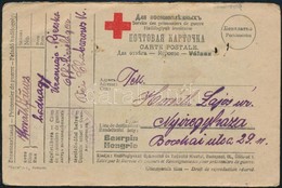 1917 Hadifogolylap A Szibériai Krasznaja Rjecska Tiszti Hadifogoly Táborból Nyíregyházára /  P.O.W. Postcard From Camp K - Otros & Sin Clasificación