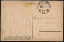 1919 Június 27. Vörös Hadsereg Tábori Postáján Feladott Képeslap - Otros & Sin Clasificación