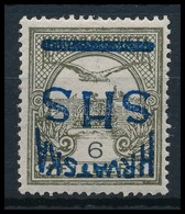 * 1918 Turul 6f Fordított Felülnyomással / Mi 55 Inverted Overprint. Signed: Bodor - Other & Unclassified