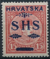 * SHS 1918 Koronázás Károly (**27.000) / Mi 65 Signed: Bodor - Other & Unclassified