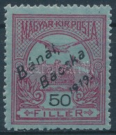 ** Bánát-Bácska 1919 Turul 50f Garancia Nélkül (7.000) - Other & Unclassified