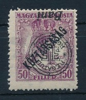 * Nagyvárad 1919 Zita/Köztársaság 50f Fordított Felülnyomással, Garancia Nélkül - Otros & Sin Clasificación