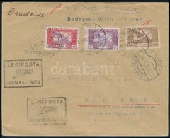 1925 (16. Díjszabás) Légi Levél Zürichbe / Airmail Cover To Zürich Via Vienna - Autres & Non Classés