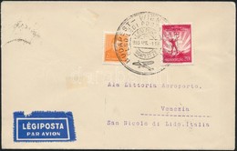 1935 Budapest-Wien-Venezia Első Repülés Levél / First Flight Cover - Other & Unclassified