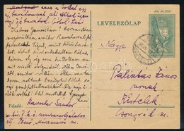 1940 Díjjegyes Levelezőlap TÉCSŐ Kétnyelvű Bélyegzéssel / PS-card With Bilingual Cancellation - Otros & Sin Clasificación