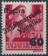 ** Ungvár II. 1945 Nagyasszonyok 60/30f Bodor Vizsgálójellel (5.000) - Other & Unclassified