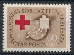 ** 1957 Postáskórház 60f Az Ismert Lemezhibával (5.000) - Andere & Zonder Classificatie