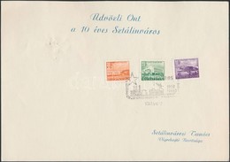 1960 10 éves A Sztálinváros Emléklap A Sztálinvárosi Tanácstól Sztálinváros Bélyegzéssel - Other & Unclassified