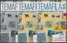 ** 2015 TEMAFILA Regionális Bélyegkiállítás, Debrecen 3 Db-os Emlékív Szett / Souvenir Sheet Set - Autres & Non Classés