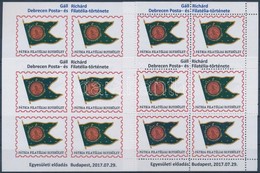 ** 2017 Pátria Filatéliai Egyesület 4 Db-os Emlékív Garnitúra / Souvenir Sheet Set - Otros & Sin Clasificación