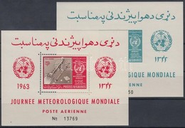 ** 1962 Meteorológiai Világnap Sor Mi 764-774, A Vágott Típusokkal (összesen 13 érték) + Blokk 41B + 42A (2 Stecklapon) - Otros & Sin Clasificación