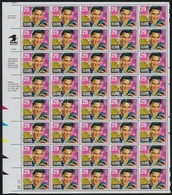 ** 1993 Elvis Presley 40 érték Kisívben,
Elvis Presley 40 Values In Mini Sheet
Mi 2336 - Andere & Zonder Classificatie