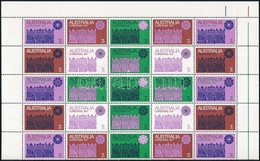 ** 1971 Karácsony Sor ívsarki 25-ös Tömbben Mi 479-485 - Autres & Non Classés