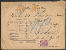 1906 Értéklevél 2x6h + 72h Bérmentesítéssel / Insured Cover - Autres & Non Classés