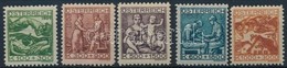 ** 1924 Tuberkulózis Sor Mi 442-446 - Sonstige & Ohne Zuordnung