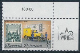 ** 1998 WIPA 2000, Bécs ívsarki Bélyeg,
WIPA 2000, Vienna Corner Stamp
Mi 2270 I - Other & Unclassified