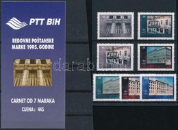 ** 1995 Szarajevó Sor + Bélyegfüzet,
Sarajevo Set + Stamp Booklet
Mi 13-19 + MH 1 - Otros & Sin Clasificación