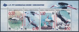 ** 1998 WWF: Gólya Sor ívsarki Négyescsík,
WWF: Stork Set Corner Stripe Os 4
Mi 132-135 - Andere & Zonder Classificatie