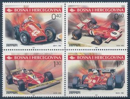 ** 2001 Ferrari Sor Négyestömb,
Ferrari Set Blocks Of 4
Mi 237-240 - Sonstige & Ohne Zuordnung