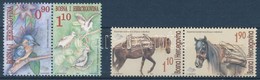 ** 2001 Madár és Ló Sor Párokban,
Bird And Horse Set In Pairs
Mi 217-221 - Andere & Zonder Classificatie