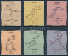 ** 1952 Nyári Olimpia, Helsinki Sor Mi 698-703 - Altri & Non Classificati