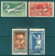 * 1924 Párizsi Olimpiai Játékok Sor Felülnyomással Mi 22-25 - Altri & Non Classificati