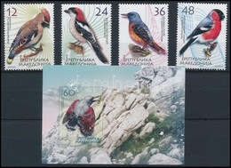 ** 2004 Énekesmadarak Sor + Blokk,
Songbird Set + Block
Mi 329-332 + 11 - Other & Unclassified