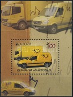 ** 2013 Europa CEPT, Postai Járművek Blokk,
Europa CEPT, Postal Vehicles Block
Mi 26 - Andere & Zonder Classificatie