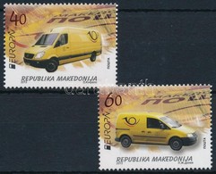 ** 2013 Postai Járművek Sor,
Postage Vehicles Set
Mi 656-657 - Otros & Sin Clasificación