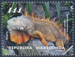 ** 2017 Zöld Leguán Bélyeg,
Green Iguana Stamp
Mi 791 - Other & Unclassified