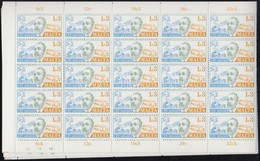 ** 1974 100 éves Az UPU Sor 25-ös Fél ívekben Mi 497-500 - Sonstige & Ohne Zuordnung