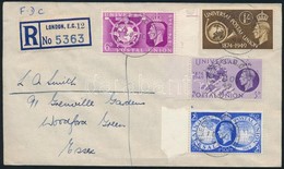 1949 UPU Mi 241-244 FDC - Autres & Non Classés