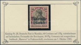 ** Marokkó 1905 Mi 28 - Otros & Sin Clasificación