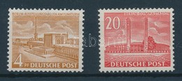 ** 1953 Berlini épületek Sor Mi 112-113 - Autres & Non Classés