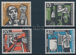 (*) 1957 Jólét: Szénbányászat Sor Mi 270-273 - Other & Unclassified