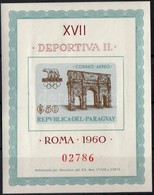 ** 1963 Római Olimpia Blokk Mi 42 - Otros & Sin Clasificación