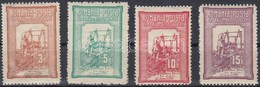 * 1906 Jólét Sor Mi 165-168 (gumi- és Foghibák) - Other & Unclassified