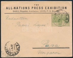 1930 Levél Magyarországra / Cover To Hungary - Other & Unclassified