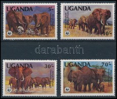 ** 1983 WWF: Afrikai Elefánt Sor,
WWF: African Elephant Set
Mi 361-364 - Other & Unclassified