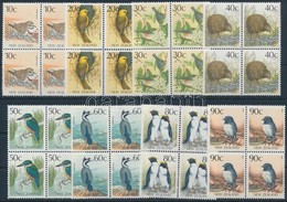 ** 1988 Madarak Sor Négyestömbökben,
Birds Set In Blocks Of 4
Mi 1048-1055 - Autres & Non Classés